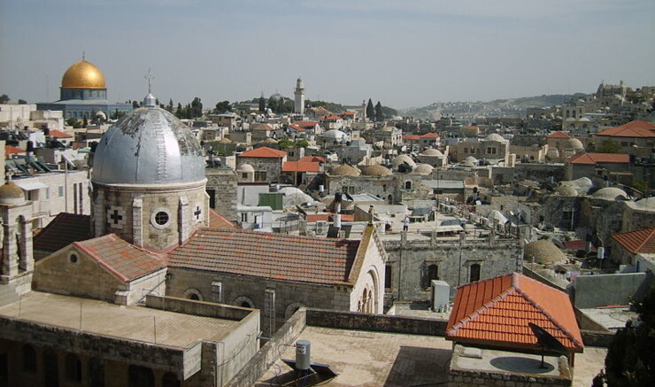 udsigt over Jerusalem 