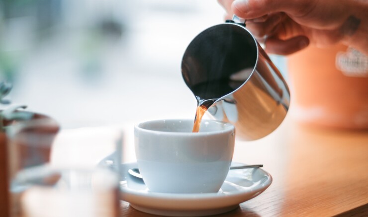 en kop kaffe