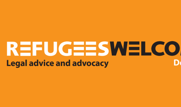 Refugees welcome logo