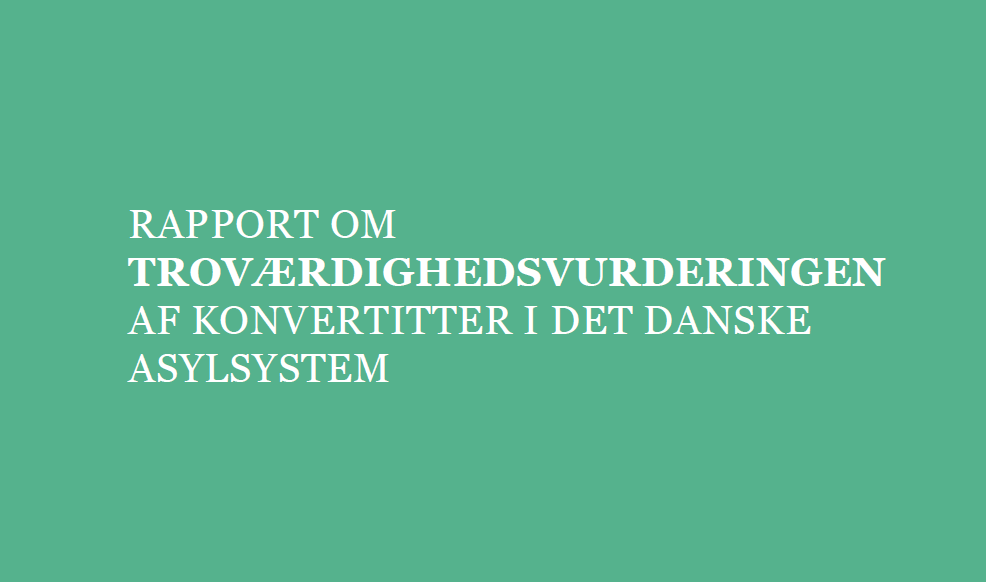 Rapport om troværdighedsvurderingens forside